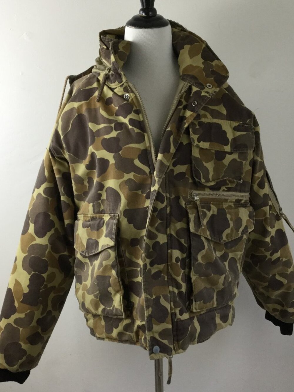 Gamehide Camouflaged Hooded Zip Up Jacket l